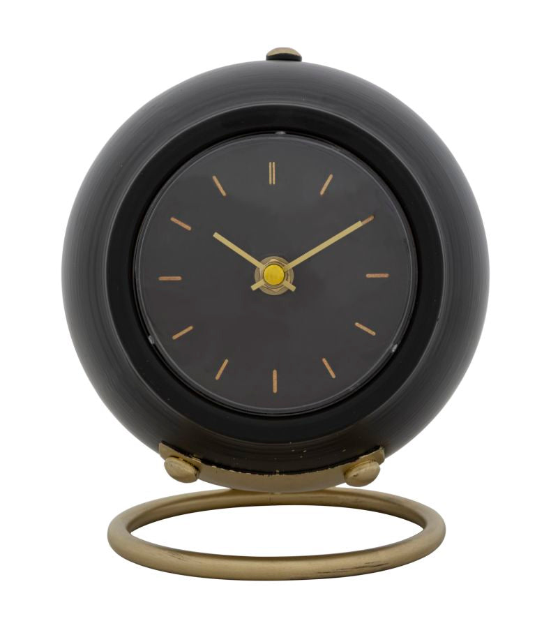 OROLOGIO DA TAVOLO BALL NERO CM 16X13X19