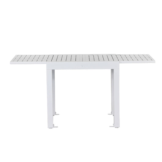 Tavolo estensibile da giardino in alluminio 82-163 cm Lipari bianco