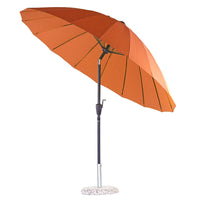 Ombrellone da Giardino Ø240xH236 cm Atlanta arancio