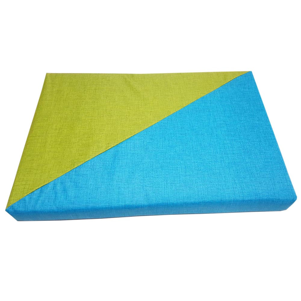 Cuscino per cani sfoderabile waterproof medora green blue 80 cm