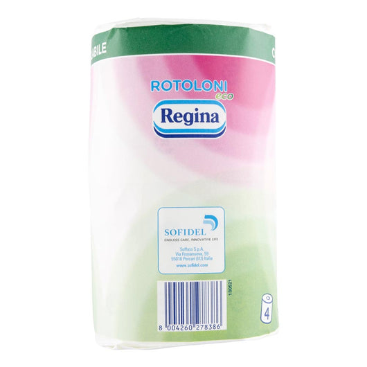 Rotoloni regina carta igienica 6 confezioni da 4 maxi rotoli eco ciascuno