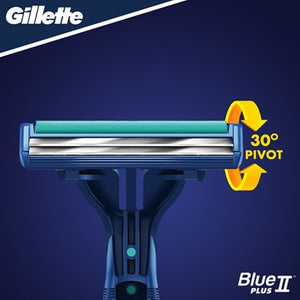 Gillette blue ii plus slalom rasoi usa e getta confezione da 4 rasoi