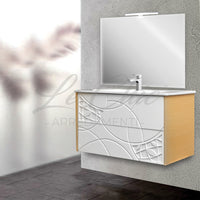 Mobile bagno moderno acero