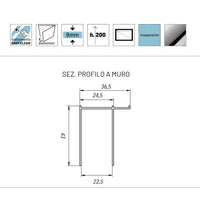 Box angolare apertura sx anta scorrevole gelsomino vetro 8 millimetri trasparente *** misure 68-70x118-120xh200 cm sx...