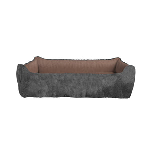 Cuccia per Cani e Gatti Doubleface 62x50x17 cm in Poliestere Love Tortora