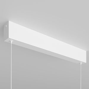 Lampadario A Sospensione Moderno Step Metallo Bianco Led Integrato 23W Calda