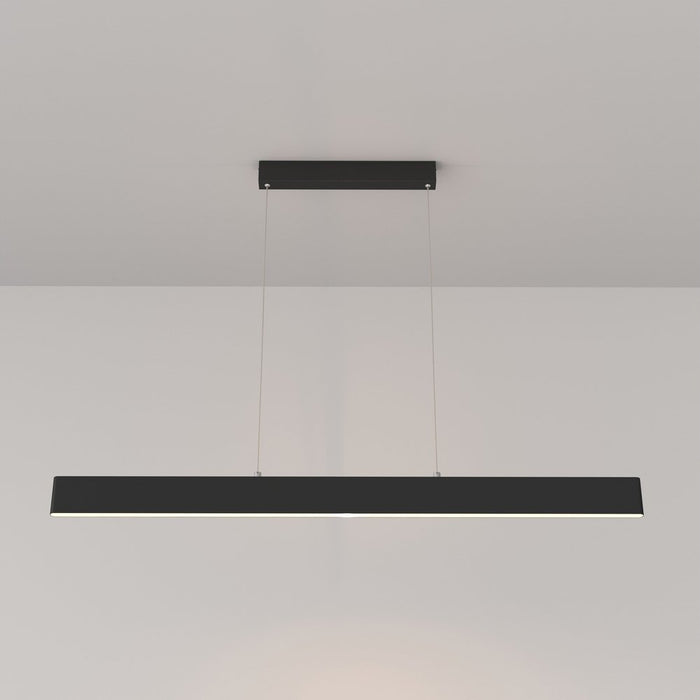 Lampadario A Sospensione Moderno Step Metallo Nero Luce Led Integrato 30W