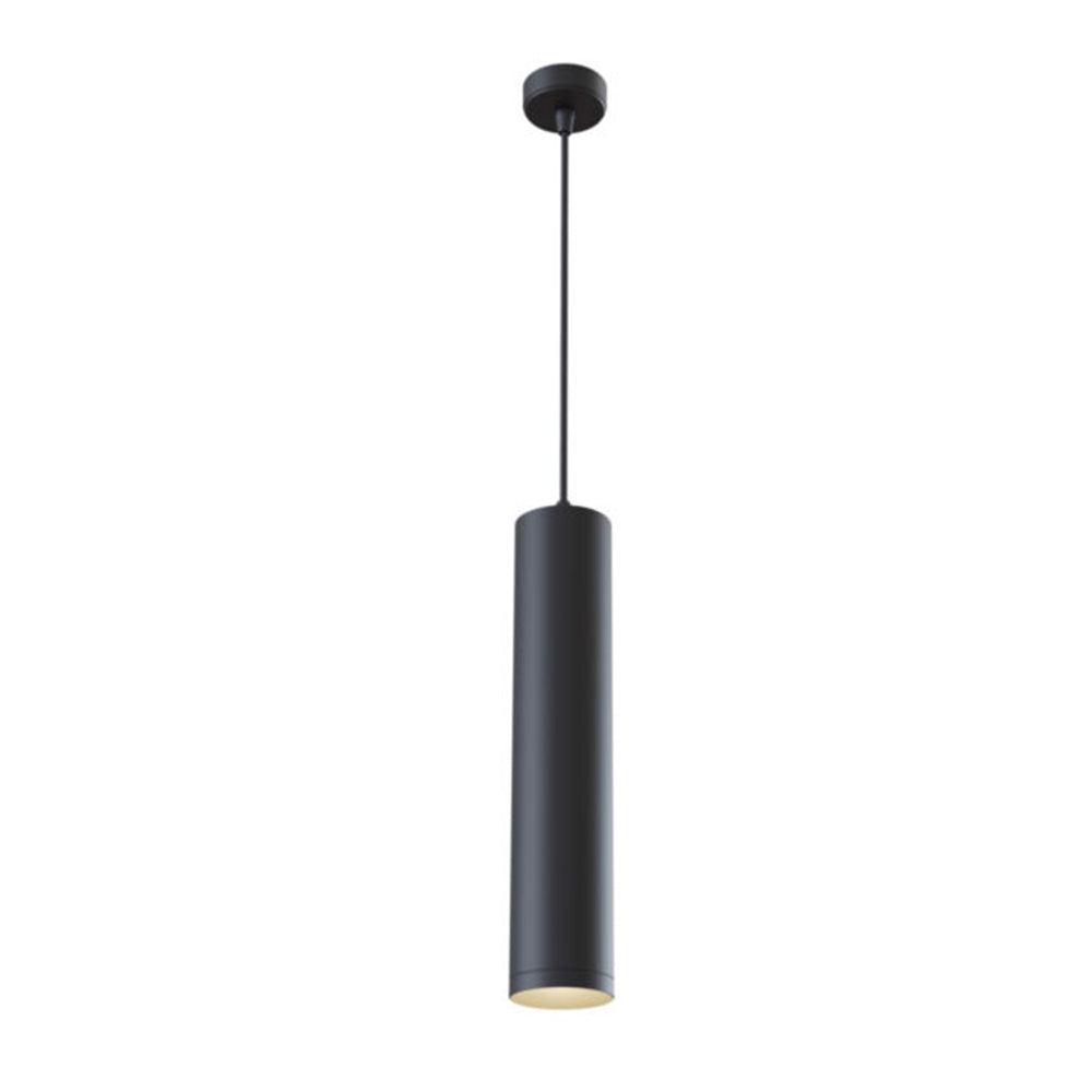 Lampadario A Sospensione Moderno Shelby Alluminio Nero 1 Luce Gu10 50W