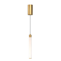 Lampadario A Sospensione Moderno Ray Alluminio Oro Luce Led Integrato 10W