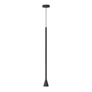 Lampadario A Sospensione Moderno Arrow Metallo Nero 1 Luce Gu10 40W