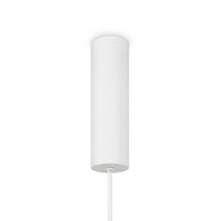 Lampadario A Sospensione Moderno Supersymmetry Alluminio Bianco 1 Luce Led 17W