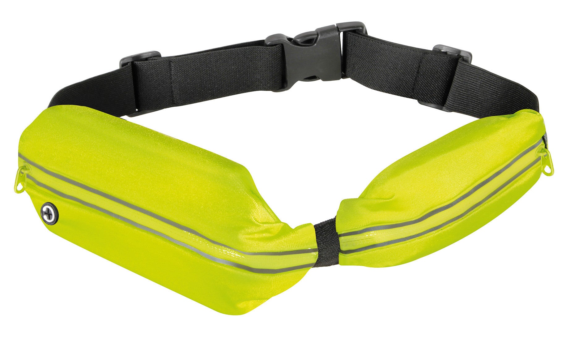 Sport Pouch, FasciA-Marsupio Da Sport Con Doppia Tasca - Giallo Fluo