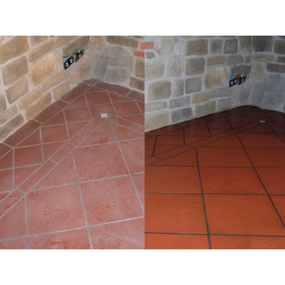 Trattamento impregnante tonalizzante antimacchia effetto bagnato per pavimenti tono plus da 1 lt