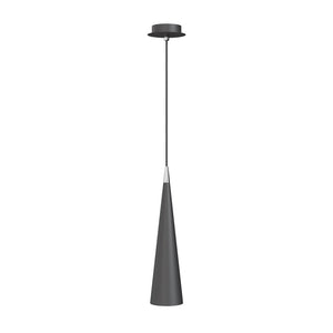 Lampadario A Sospensione Moderno Nevill Metallo Nero 1 Luce Gu10 40W