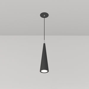 Lampadario A Sospensione Moderno Nevill Metallo Nero 1 Luce Gu10 40W