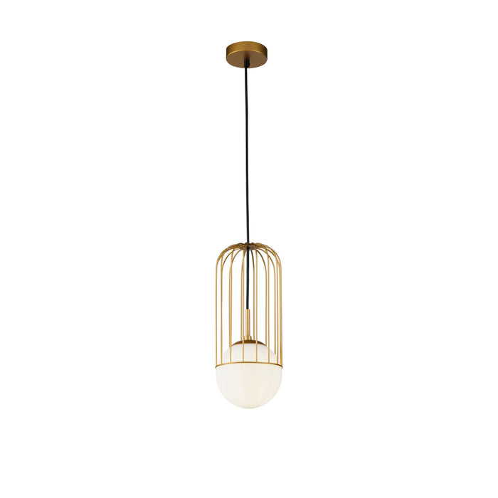 Lampada pendente Pendant in Metallo Telford Oro