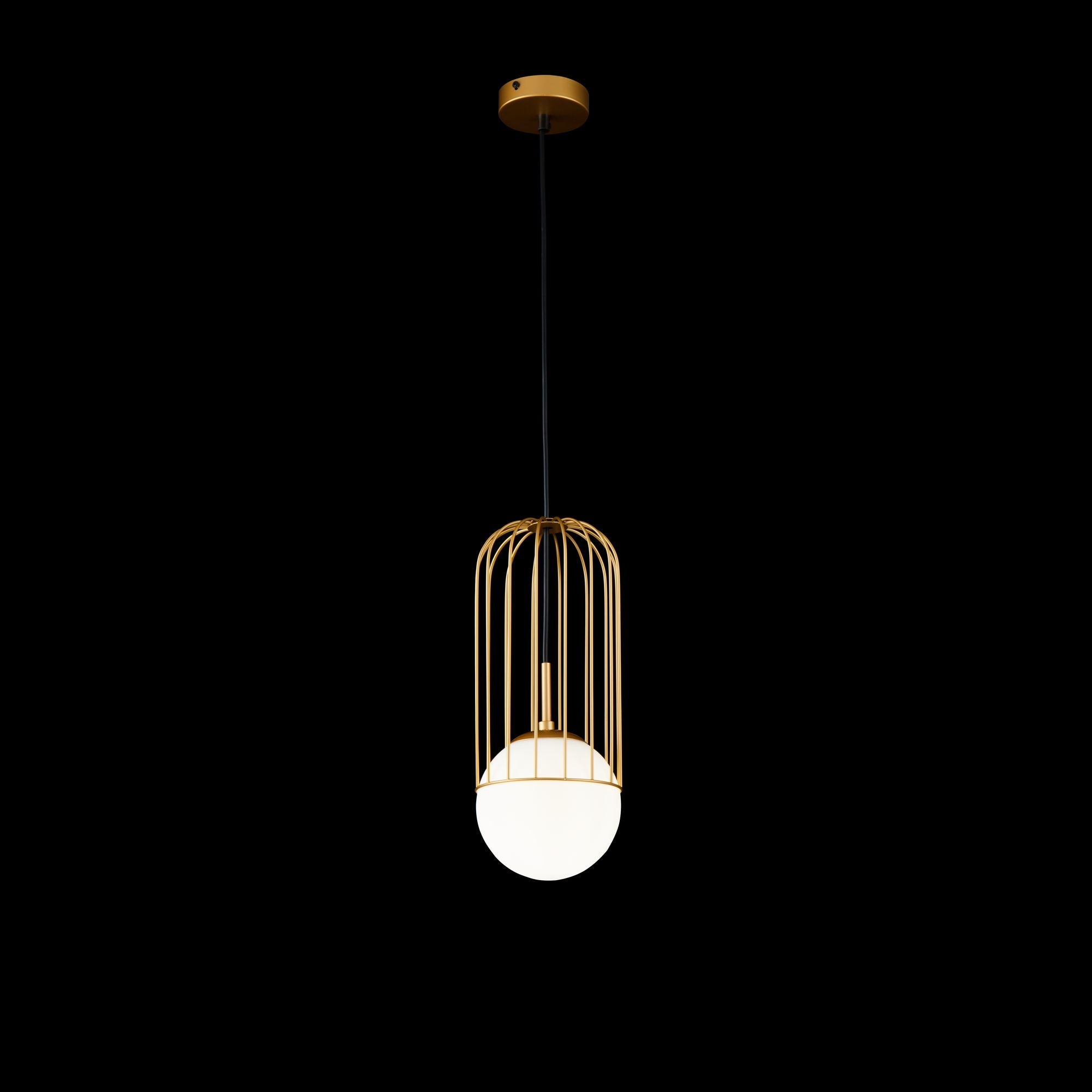 Lampada pendente Pendant in Metallo Telford Oro