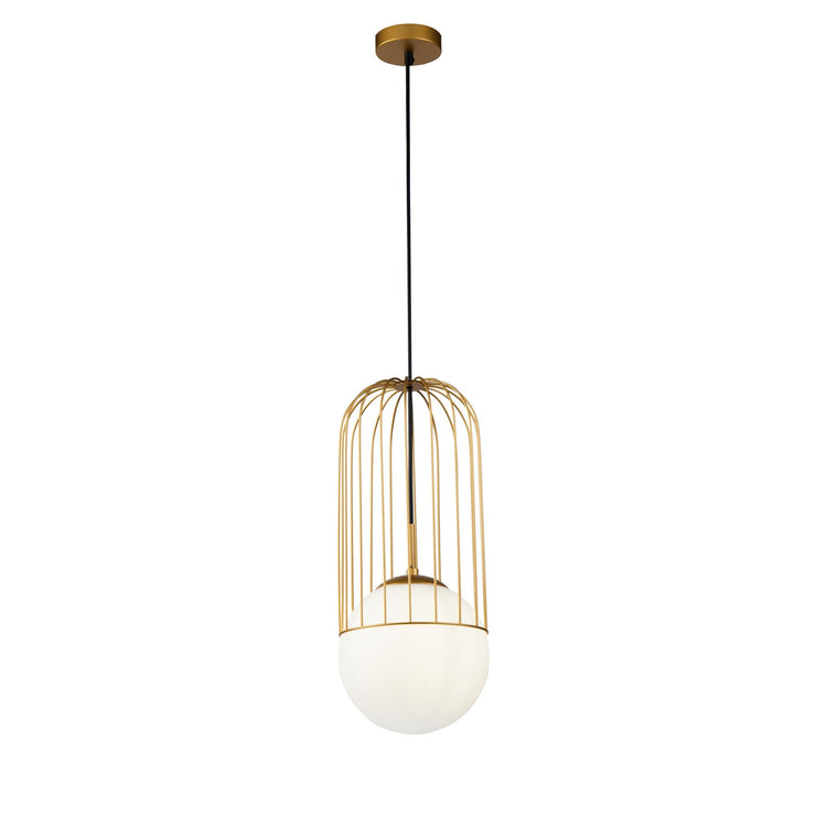 Lampada pendente Pendant in Metallo Telford Oro