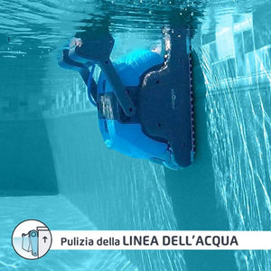 Robot Piscina Dolphin Oasis 40 Premium Con Spazzole Kanebo, Carrello E Copertura Protettiva