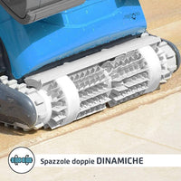 Robot Piscina Dolphin Oasis 50 Premium Con Spazzole Kanebo, Carrello E Copertura Protettiva