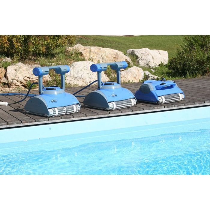 Robot Piscina Dolphin Master M5 Con Spazzole Pvc, Telecomando E Carrello Caddy