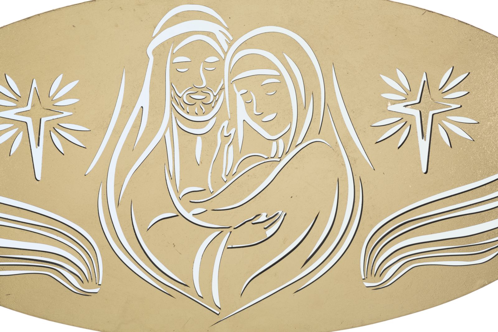 PANNELLO NATIVITY GOLD -B- CM 120X2X60