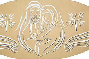 PANNELLO NATIVITY GOLD -B- CM 120X2X60