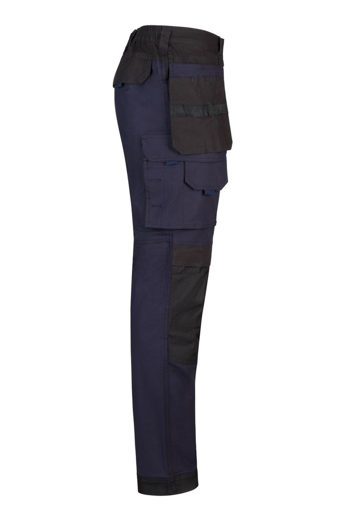 PANTALONI CANVAS STRETCH  Blu,L