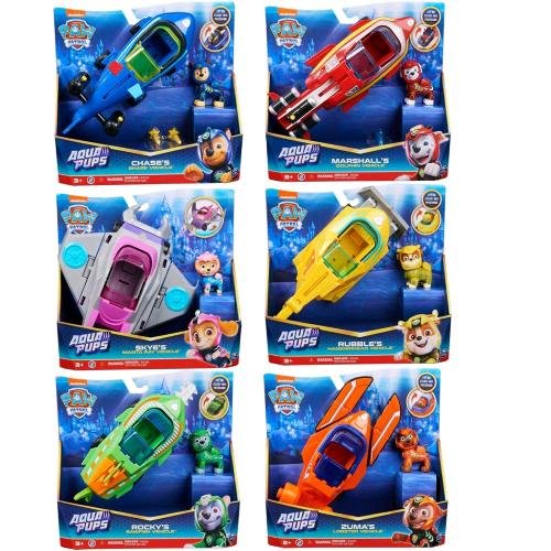 PAW PATROL VEICOLI AQUA PUPS ASS.TO