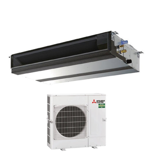 Climatizzatore Condizionatore Mitsubishi Electric Canalizzato Canalizzabile Inverter Media Prevalenza 34000 Btu PEAD-SM100JAL + PUZ-SM100YKA Trifase R-32 Wi-Fi Optional