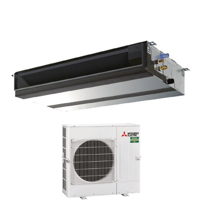 Climatizzatore Condizionatore Mitsubishi Electric Canalizzato Canalizzabile Inverter Media Prevalenza 42000 Btu PEAD-SM125JAL + PUZ-SM125YKA Trifase R-32 Wi-Fi Optional