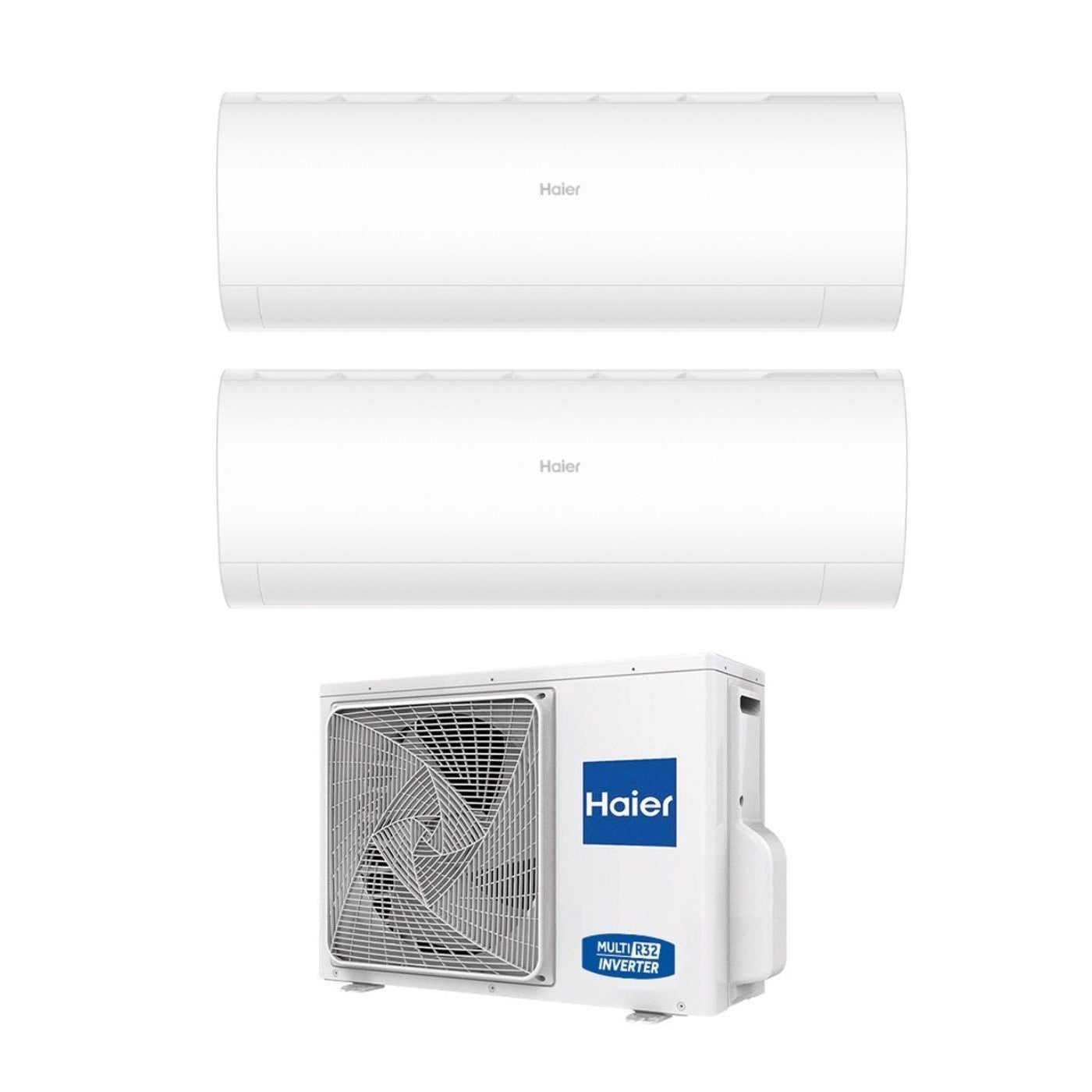 Climatizzatore Condizionatore Haier Dual Split Inverter serie PEARL 7+12 con 2U40S2SM1FA R-32 Wi-Fi Integrato 7000+12000