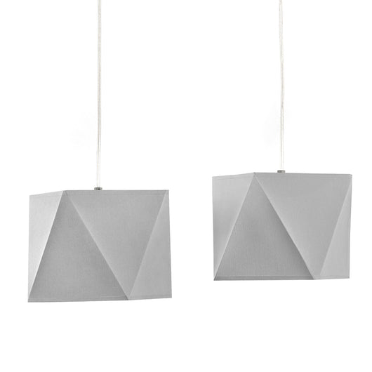 5034/S2G - Lampadario In Sospensione Pilar/2 Grigio