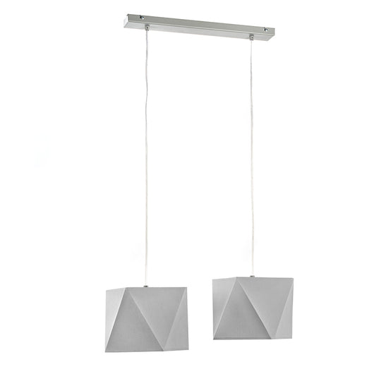 5034/S2G - Lampadario In Sospensione Pilar/2 Grigio