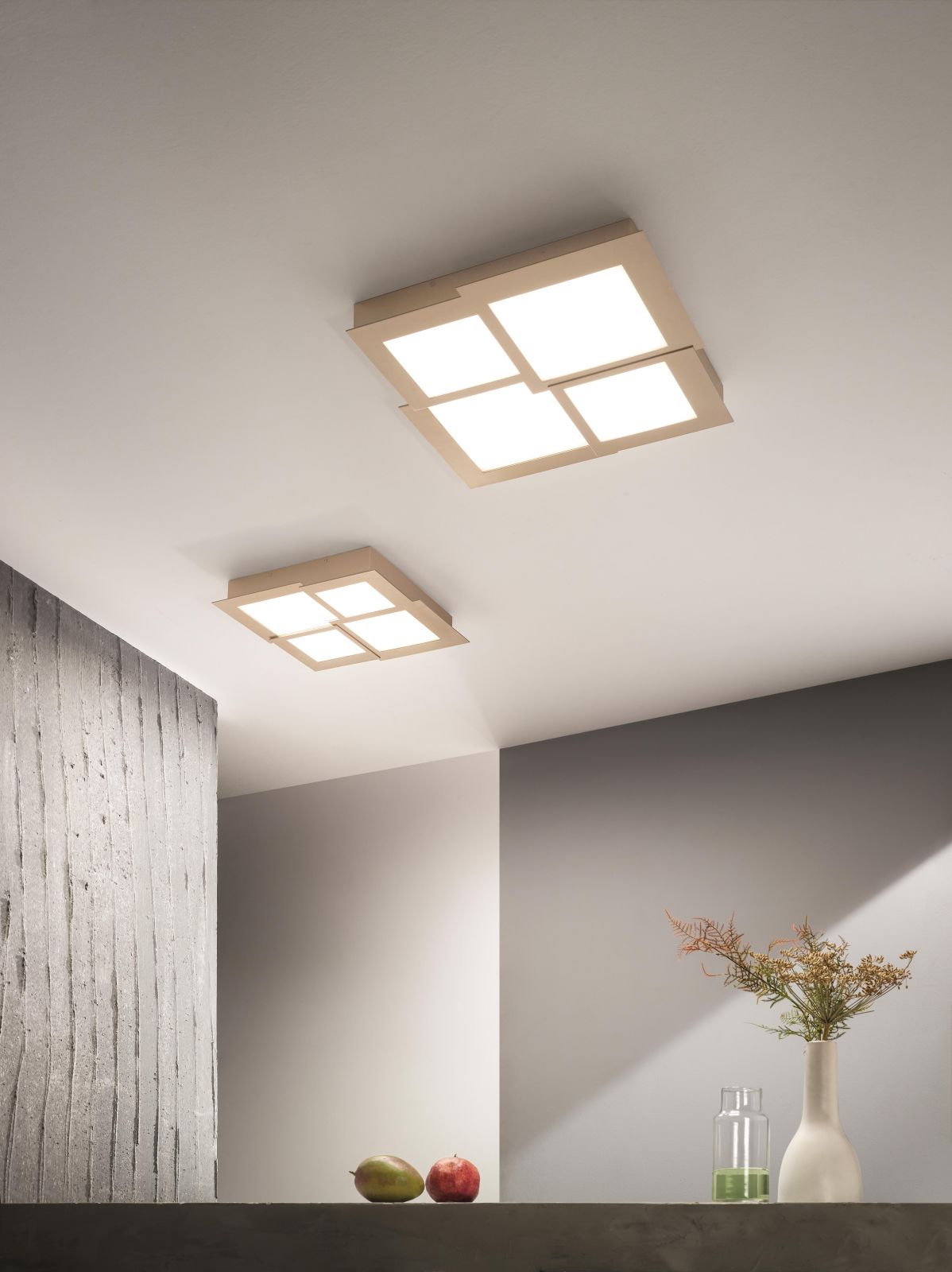 PLAFONIERA LED PASSPARTOU L57 ORO PL.PASSPARTOU-GROR