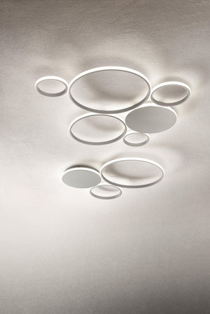 PLAFONIERA LED POIS ARGENTO PL.POIS-SILVER-GR