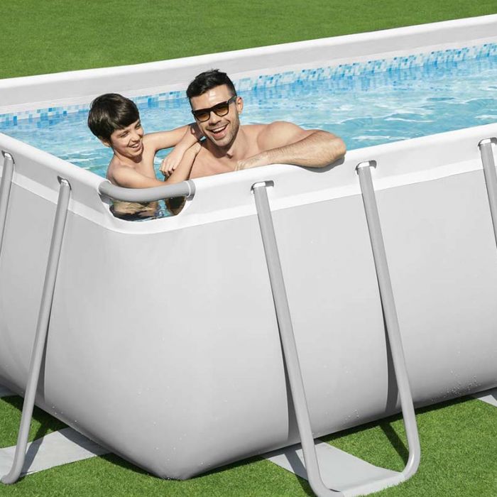 Piscina fuori terra rettangolare Bestway POWER STEEL 9,56 x 4,88 x h 1,32 m - Piscina Fuori Terra Bestway Power Steel Frame 9,56 X 4,88 X H.1,32 M