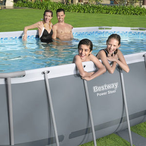 Piscina Fuori Terra Bestway Power Steel Ovale 5,49 X 2,74 X H 1,22 M - Kit Pro