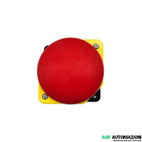 PULSANTE DI EMERGENZA DIAMETRO 90mm ROSSO CONTATTO NC DA PARETE