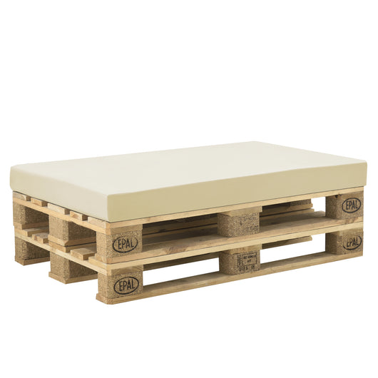 Cuscino con Fodera per Mobili di Pallet - Beige [neu.haus]