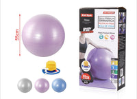 Palla Pilates Fitness Da Ginastica Yoga Grande 55cm Colore Assortito