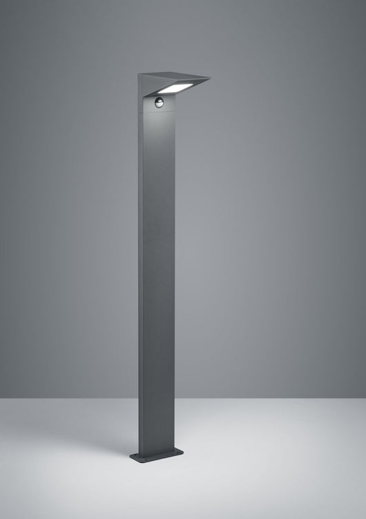 Palo NELSON LED con sensore movimento ip54 h.100cm antracite 425369142