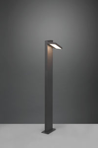 Palo esterno HORTON LED in fusione orientabile antracite 426360142