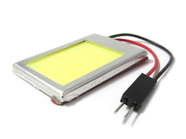 Pannello Lampada Led COB 24 Chip 12V 4,8W 38X27mm Siluro T11 Regolabile T10 W5W BA9S T4W