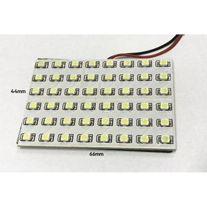 Pannello Plafoniera Lampada Led 12V Con 48 Smd 3528 Colore Verde Per Luci Abitacolo Cassone Furgone Camper