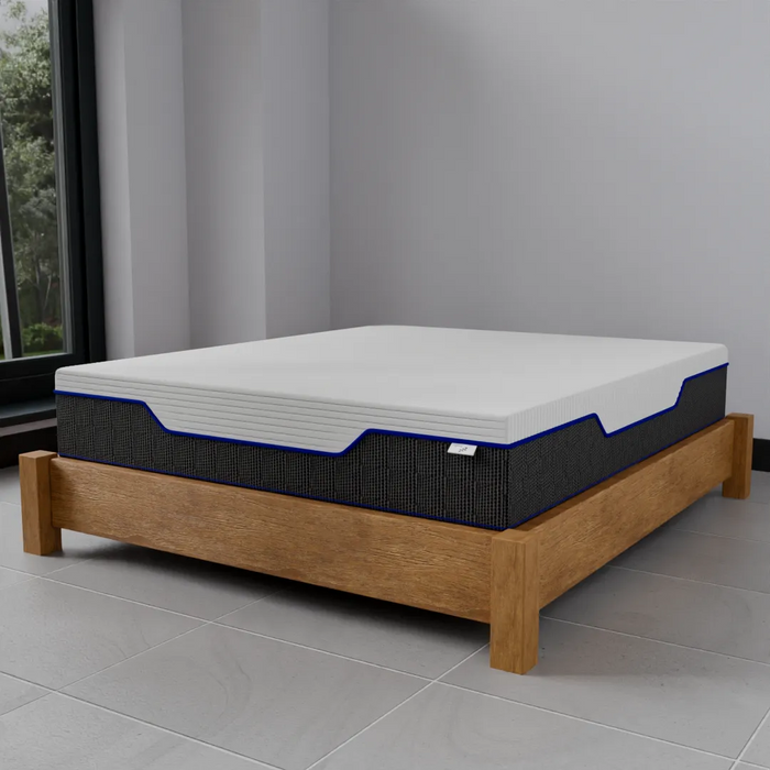 Materasso Singolo Memory foam 80x190 a 800 Molle Insacchettate Hybrid, memory foam, con 7 zone di comfort, ortopedico, "Pascià"