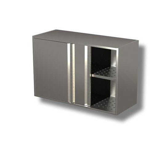 Pensile 100x40x65 acciaio inox 430 armadiato sgocciolatoio ristorante RS5178