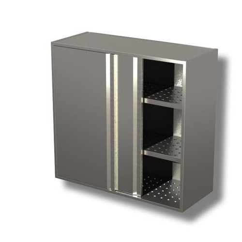 Pensile 110x40x100 acciaio inox 430 armadiato sgocciolatoio ristorante RS5197