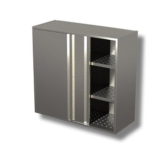 Pensile 120x40x100 acciaio inox 430 armadiato sgocciolatoio ristorante RS5198