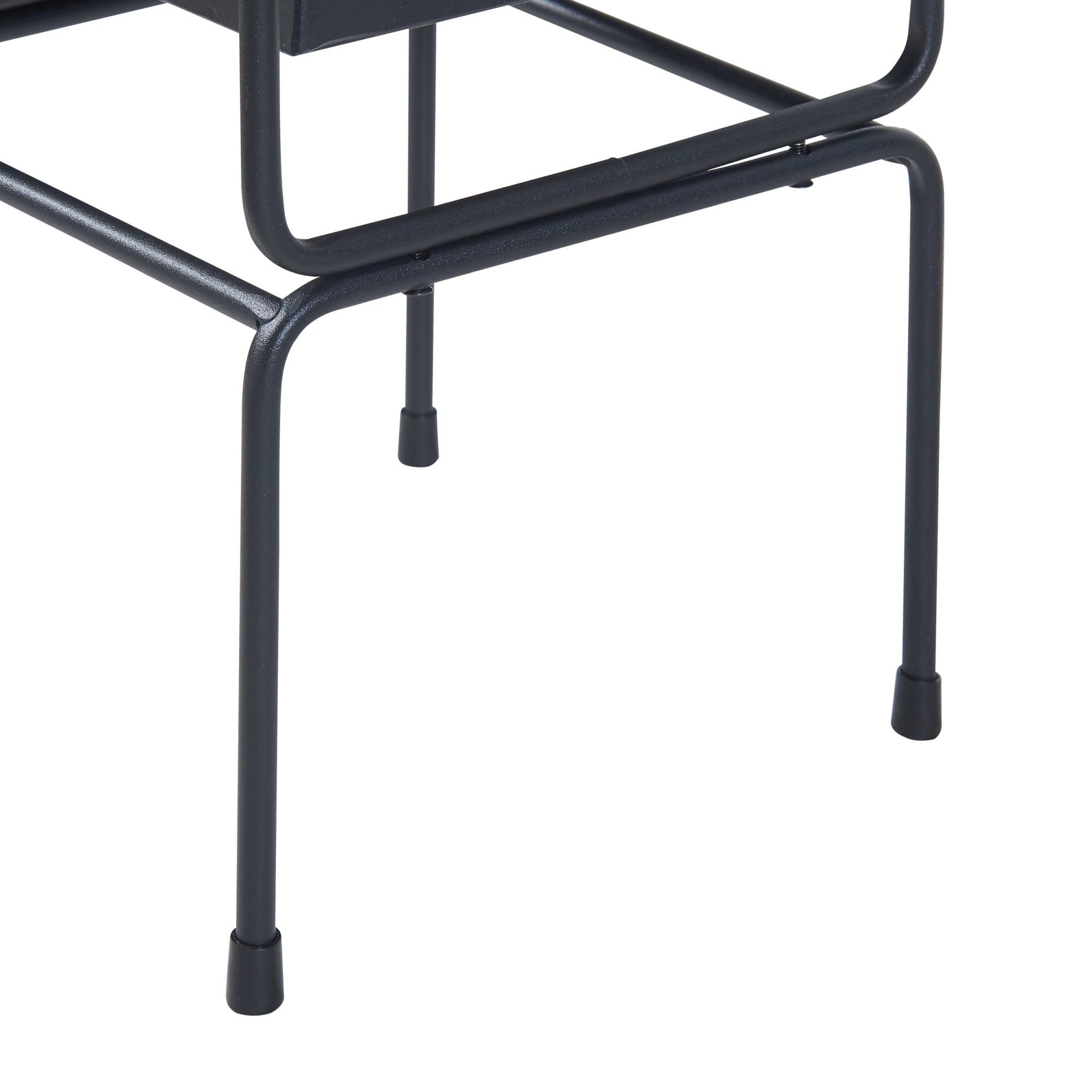 Supporto per 1 Pianta Sveio 35,5 x 20 x 20 cm Nero [en.casa]